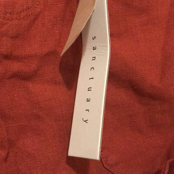 NWT Sanctuary Cuffed Linen Shorts - Picture 7 of 10